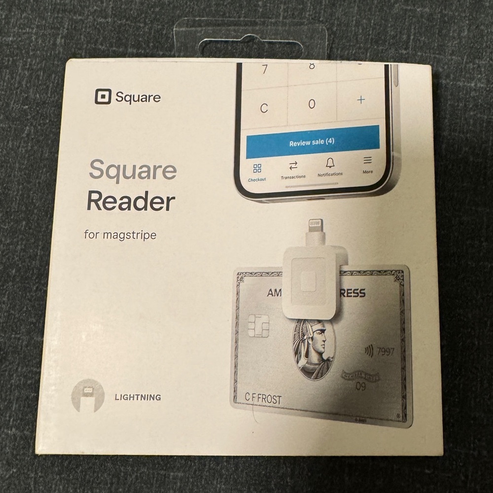 Brand new square reader never open yet